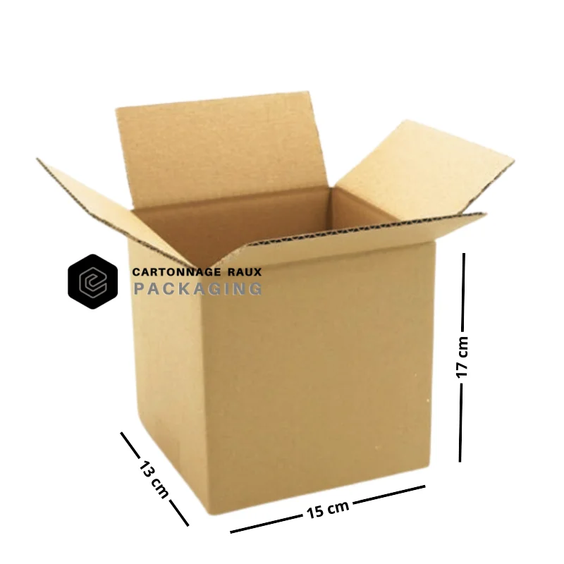 caisse carton cube 15x13x17