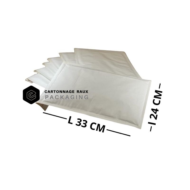 enveloppe pochette d'expédition plastique opaque A6 120 x 170 mm