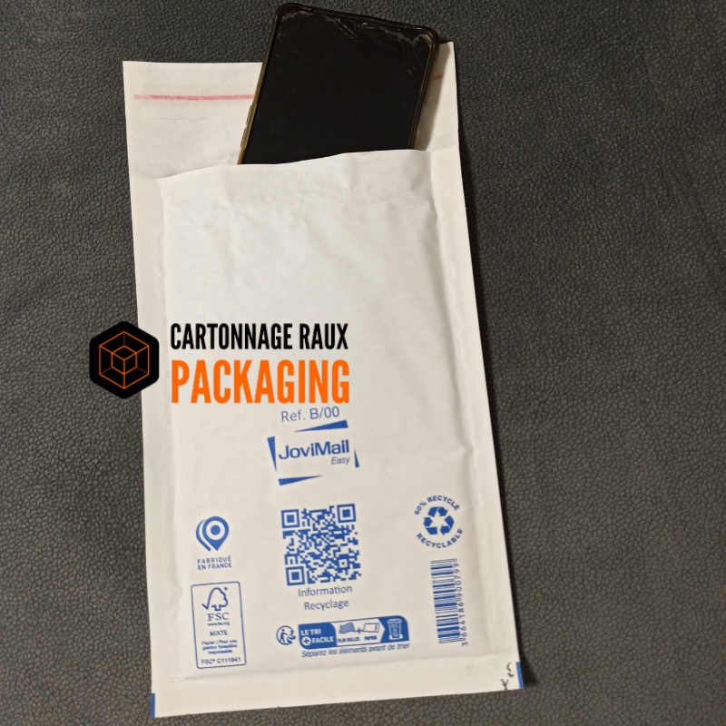 100 Enveloppes Matelassées à Bulles Bankers Box - 12x21 Cm, Protection écologique Pour Envois Fragiles