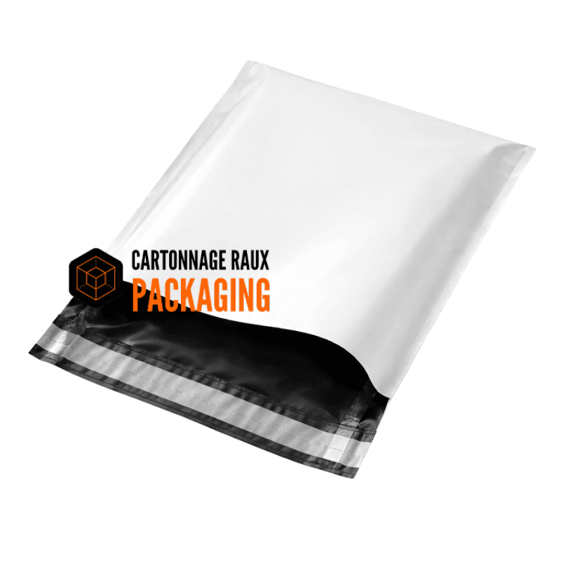 pochette plastique blanche
