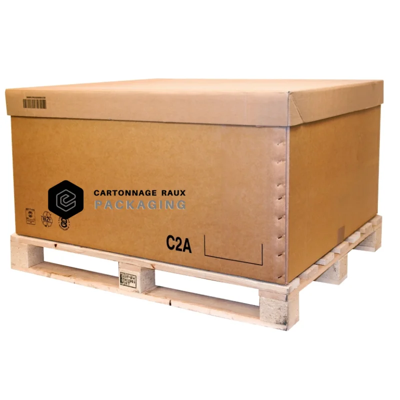 caisse carton palette