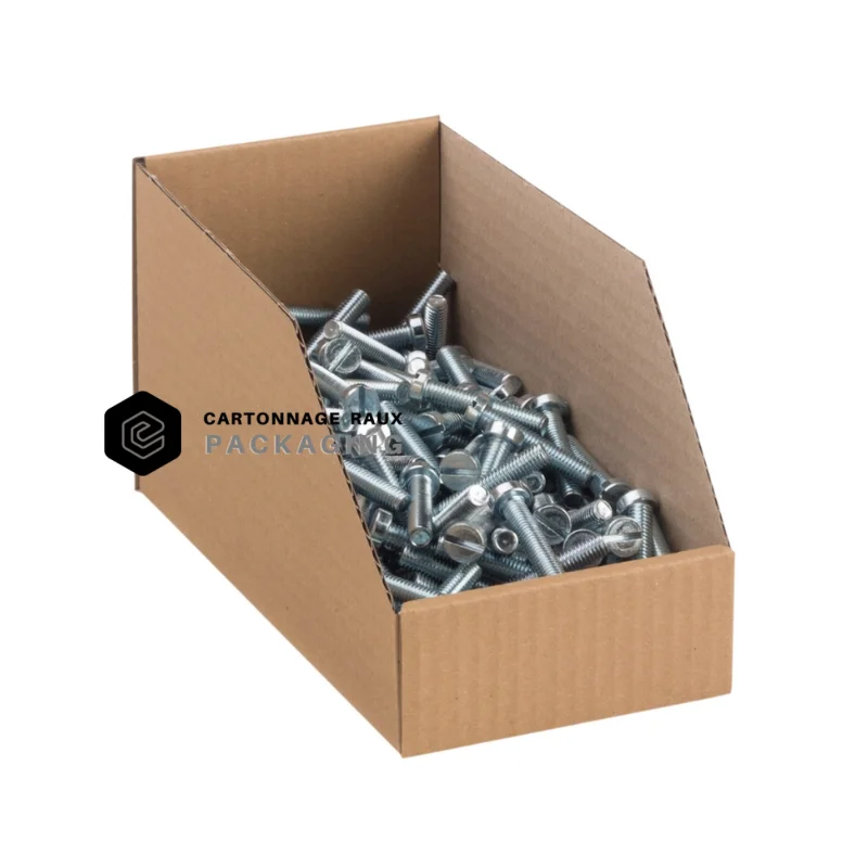 Bac à bec carton - 223 x 111 x 120 mm