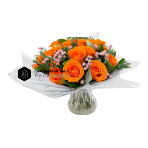 rouleau papier transparent pour fleuriste