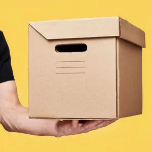 boîte à archives en carton