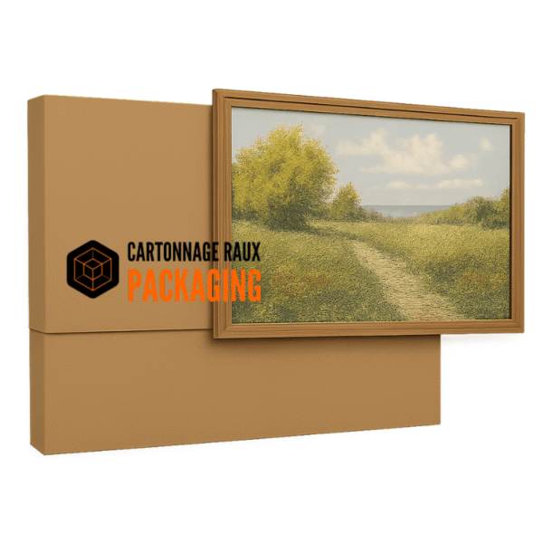 carton d'emballage tableaux 120