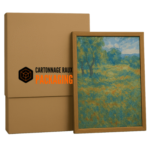 carton télescopique pour tableau