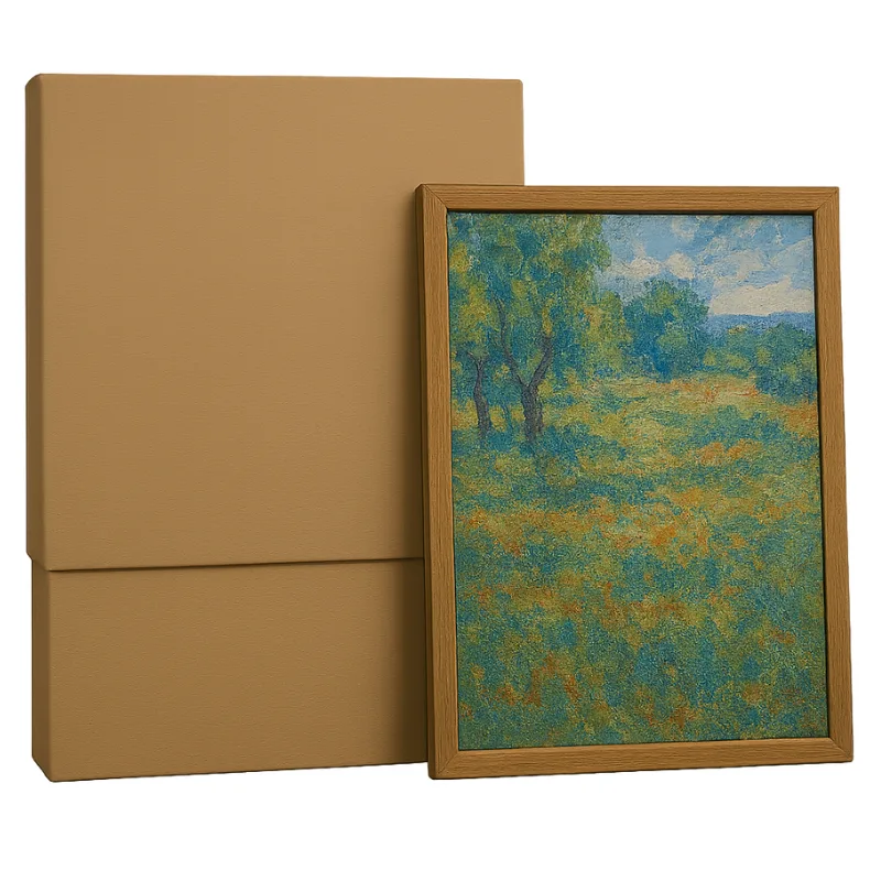 carton télescopique pour tableau