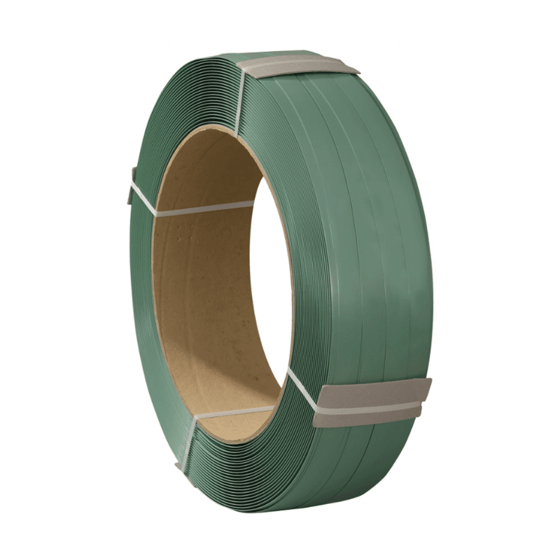 bobine de feuillard vert en polyester
